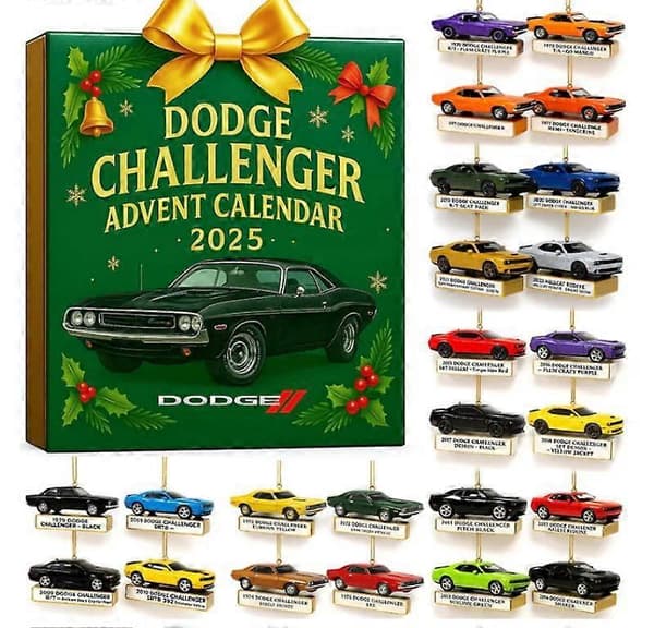 Superbils Adventskalender Överraskningslåda Julgransdekoration