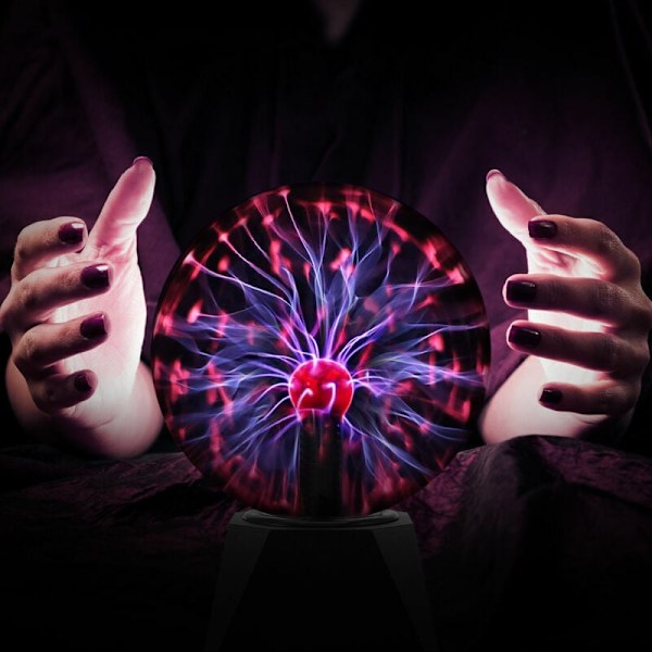 Plasma Ball Lys 3 Tommer Base Hjem Plasma Magic Ball Lampe og Gaver Spesielle Belysnings Stemningslys