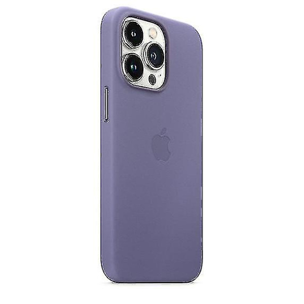 Läderfodral för iPhone 13 Pro Läderfodral med Magsafe [qb] Wisteria