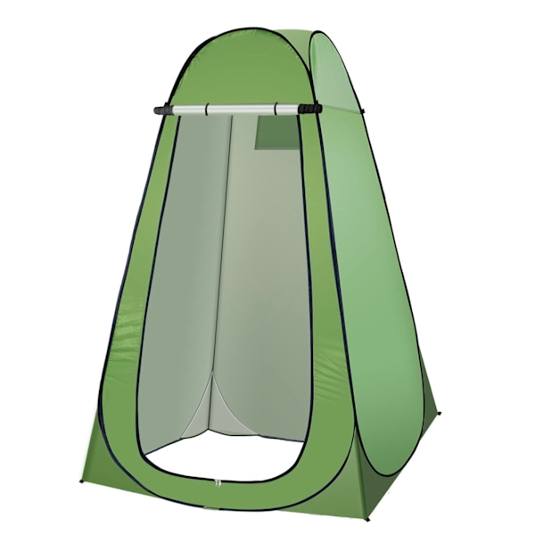 Campingdusch - Pop Up-duschrumstält, bärbart campingduschrumstält, campingtoalett omklädningsrumstält med fönster för camping och strand