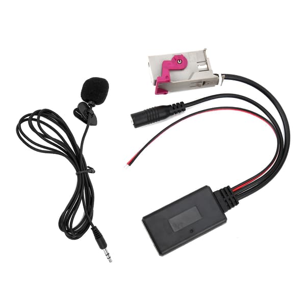 Trådløs mikrofonadapter Bluetooth-modul AUXIN-kabelutskifting for A3 A4 A6 A8 TT R8 RNSE 32-pin DC12V