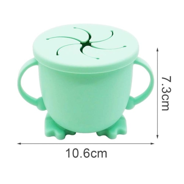 Snackkopp, Snack Catcher 200ml Mikrovågsugnskopp, Silikon