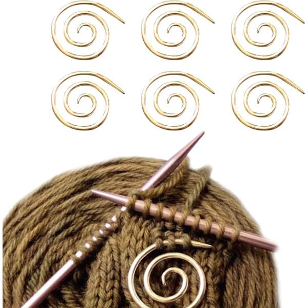 Runda Spiral Sticknålar Syverktyg Sjal Sy Nål