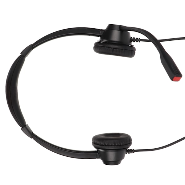 Typ C Telefon Headset Brusreducerande Binaural Callcenter Headset med Mikrofon för Kundtjänstkontor