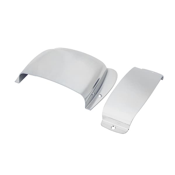 Zinc-legering Pickup & Bridge Plate Cover Set för JB Bassgitarr, Silver