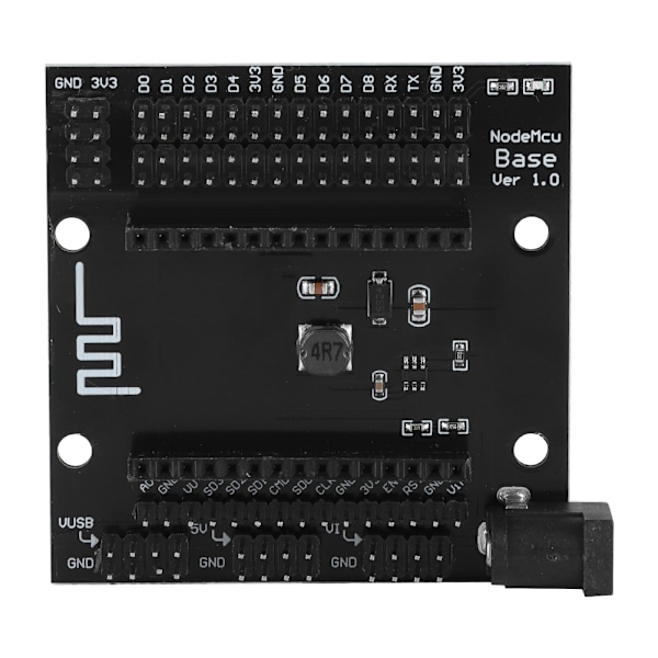 NodeMcu Lua Svart Metall ESP8266 WIFI Utviklingsplate Base Expander Board Base