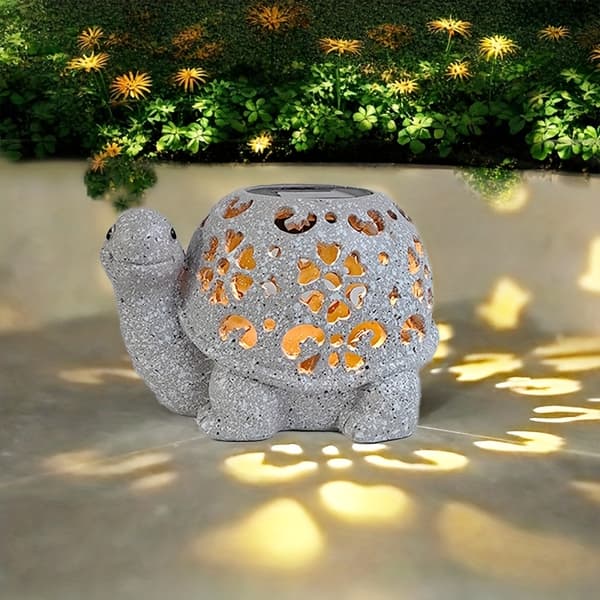 Soldriven ihålig sköldpadda White - Turtle