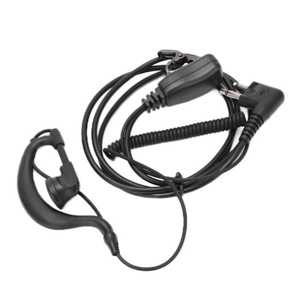 HURRISE Walkie Talkie -kuulokemikrofoni Walkie Talkie -kuulokemikrofoni M Päääänentoistojärjestelmä Musta Ravintolalle Varastolle