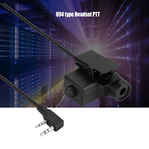 Z Tactical brusreducerande headset U94 PTT-kabel för BAOFENG UV5R