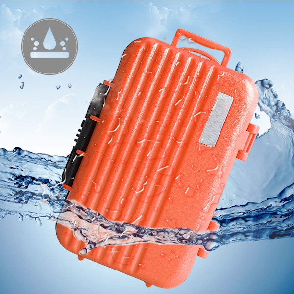 Lever minneskortlåda - Orange