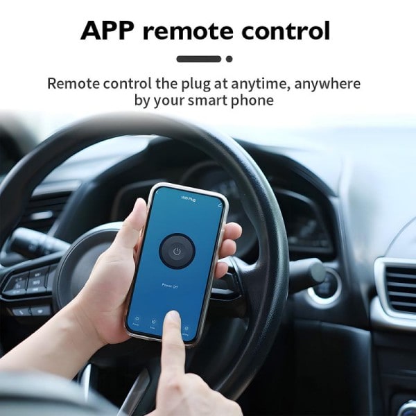 WiFi Smart Plug 16A/20A EU Smart Socket Med Strømovervåking Timing Funksjon Stemmestyring