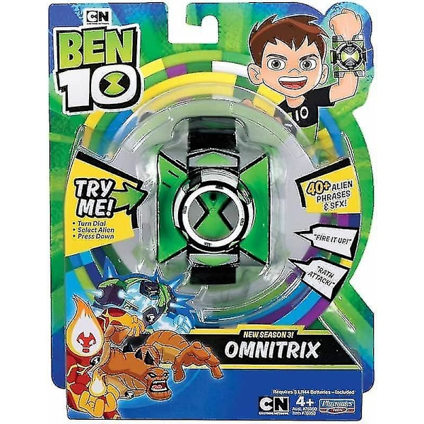 Morsomt leketøy Alien Watch Ben 10, Omnitrix Watch sesong 3