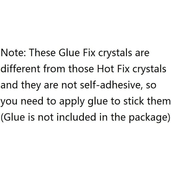 1440 stk. Lim-fikserede Krystal Flatback Rhinestone Glasperler til Neglekunst Håndværksdekorationer Tøj Sko Hvid[qb] white 1440pcs