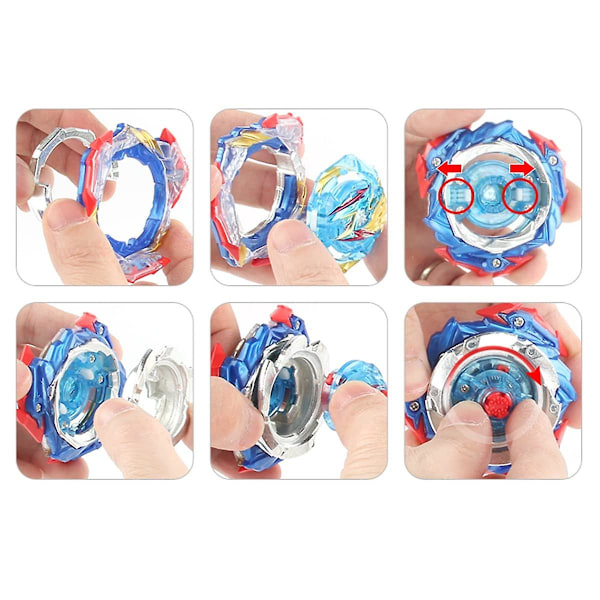 Beyblade Launcher Set Snurrande Toppar Leksaker för Barn