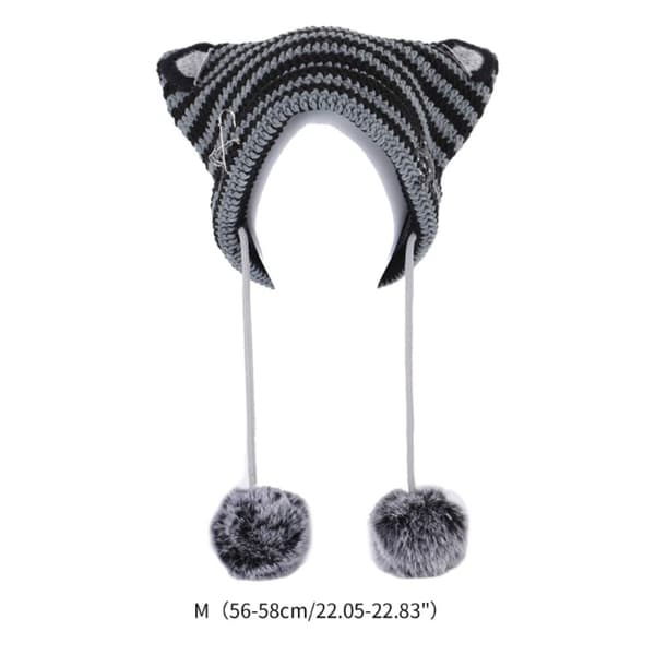 Kattøre Hårball Beanies Lue 4 4 4 4
