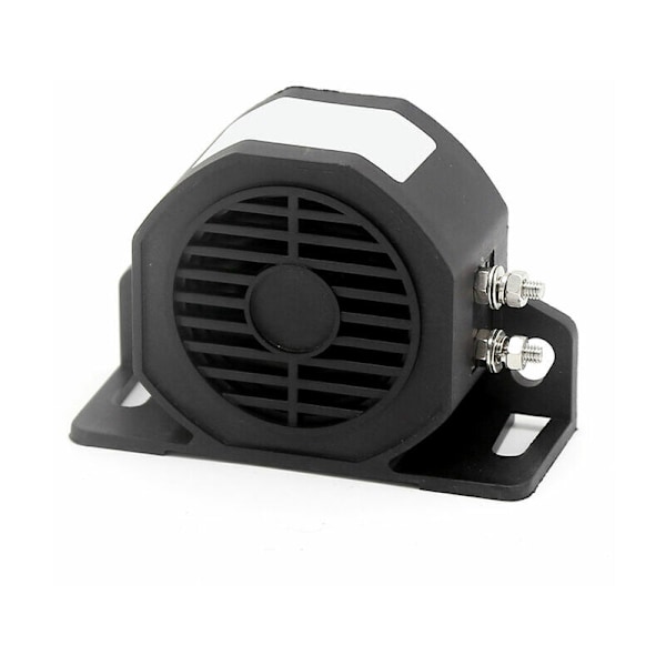 Reverserende horn vandtæt super højlydt backup alarm til motorbil 30W 110dB 12V-80V DC, Model: Sort