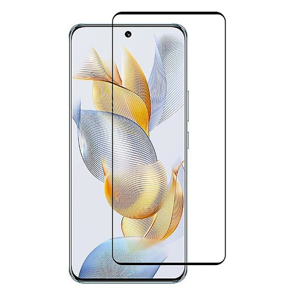 For Honor 90 Hærdet Glas Skærmbeskyttelse 3D Buet Anti-Ridse Beskyttelse Sidelim