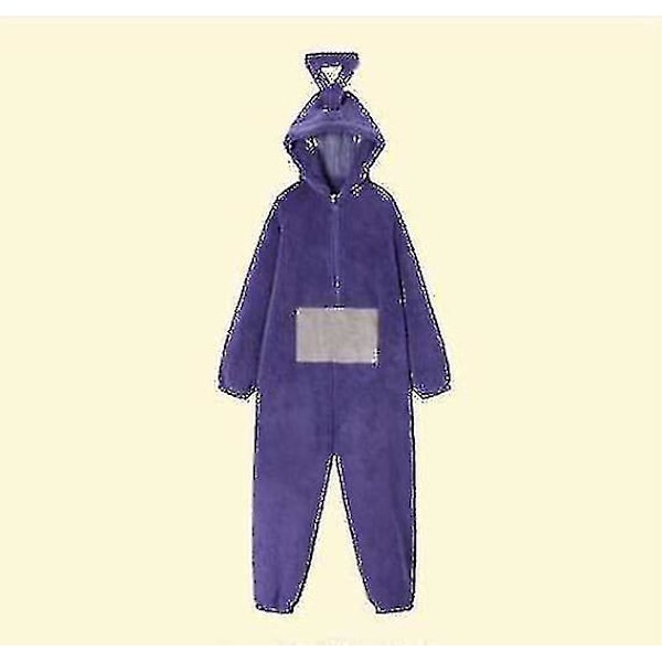 Unisex Teletubbies-asut Disi Onesies Lala-pyjamat Aikuisten pyjamat -ge Purple Purple L