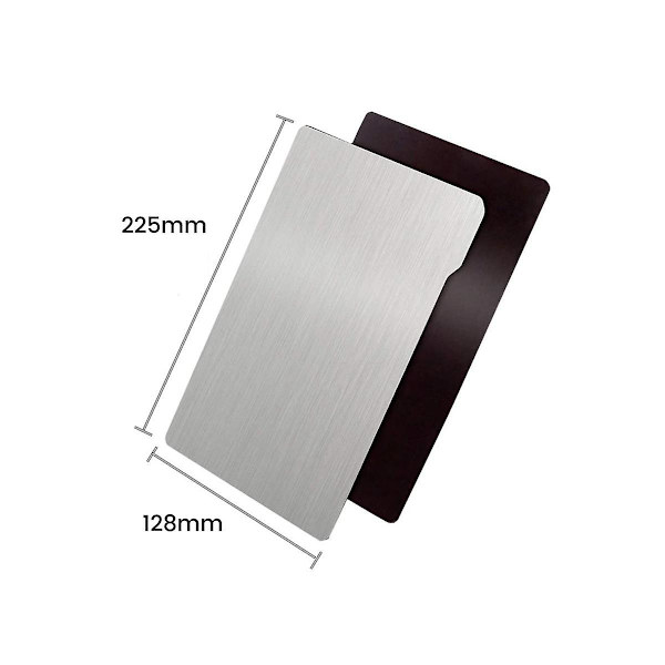 Resin 3d-printer Flex Build Plate, fjederstål fleksibel plade og magnetisk baseplatform til 225x128mm