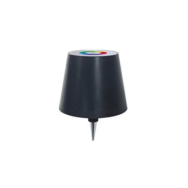 Langaton Pullolamppu, Kosketuksella Himmennettävä 3-Värinen LED-Pullolamppu Juhlatiloihin Black
