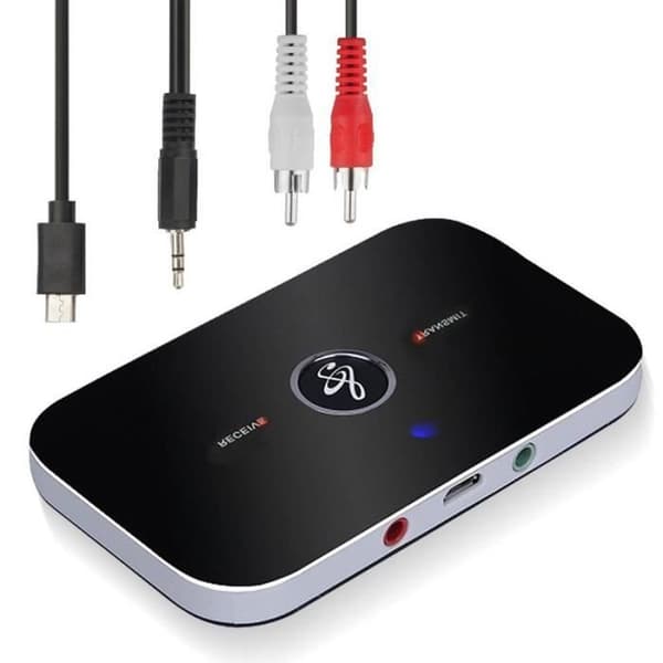 Bluetooth-sender og -mottaker | Musou Bluetooth 4.0 sender/mottaker lydadapter | Bluetooth trådløs 2-i-1 TV, MP3/MP