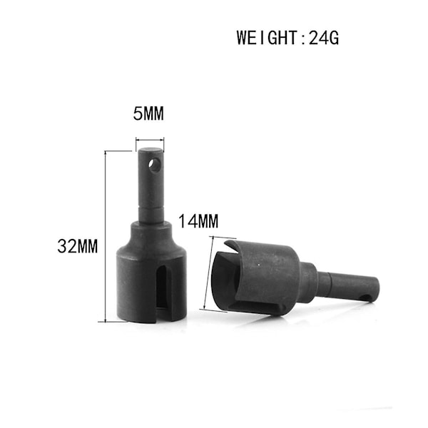 För Arrma 1/8 Kraton Senton 6s Metallstål Fram, Mitt och Bak Universal Differentialkoppgaffel S