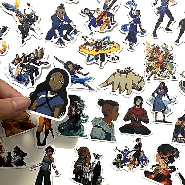 10/30/50 kpl Avatar: The Last Airbender -tarrat matkalaukkuun, skeittilautaan, kannettavaan tietokoneeseen, matkatavaralaukkuun, jääkaappiin, puhelimeen, auton koristeluun, tee-se-itse-tarra 30 pcs
