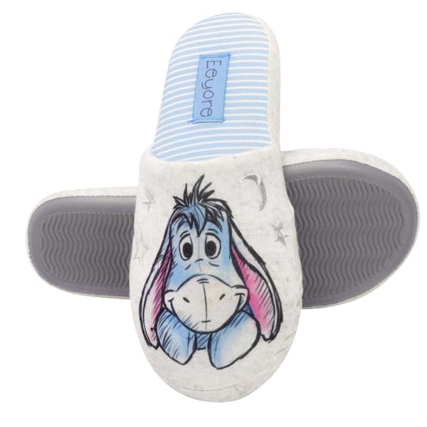 Nalle Puh Dam/Dam Eeyore Tofflor 6 Blå/Vit/G Blå/Vit/Grå{hw} Blue/White/Grey 6 UK
