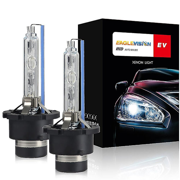 1 Pari Eaglevision D2s B0010 8000k Ice Blue Xenon HID -polttimot Auton ajovalot