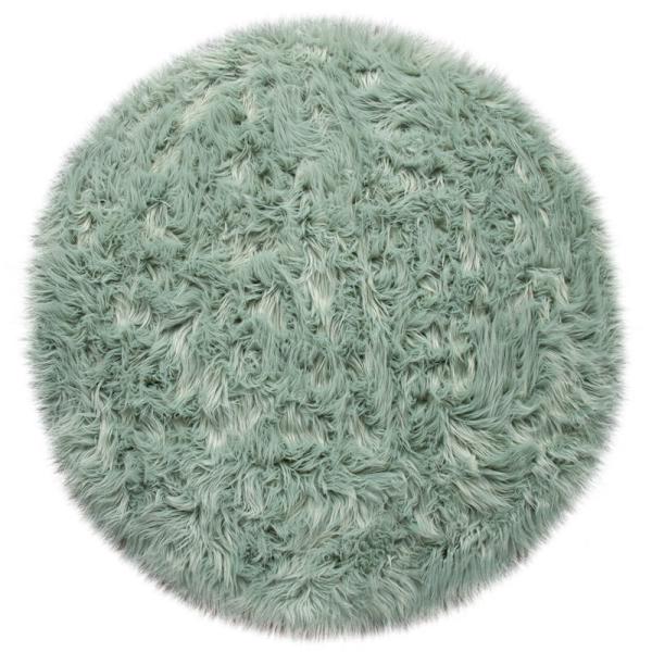 Paco Home Faux Fur Rug Round Heart Cushion Differe