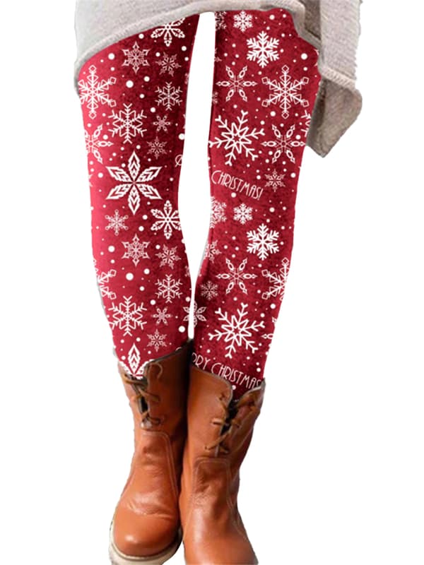 {hw} Juletegneserie Tætsiddende Baselayer Elastisk Udendørs Vinter C C XL