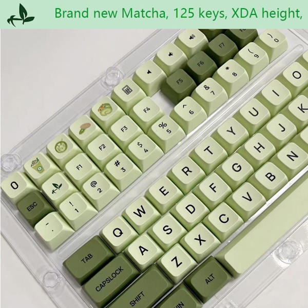 PBT Keycap XDA Profil Personlig Match Engelsk Keycaps Sett 125stk For Gaming Mekanisk Tastatur for MX Brytere DIY