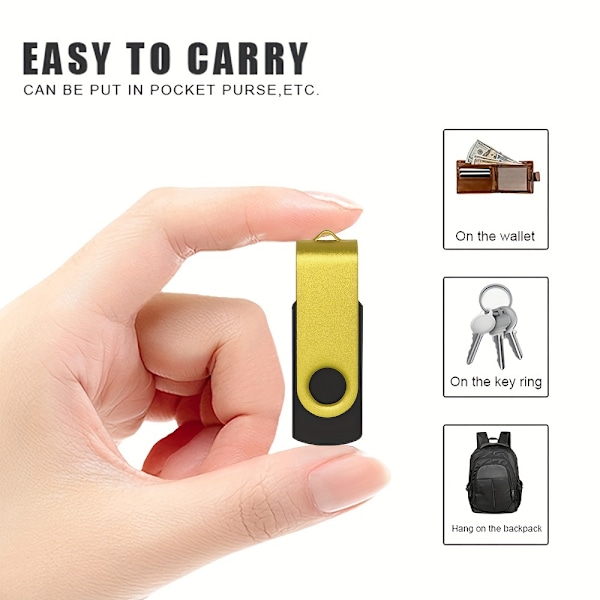 2 kappaletta USB-muistitikkua USB 3.0 2.0 Flash-muistitikkua Metalli Pendrive High Speed U Disk