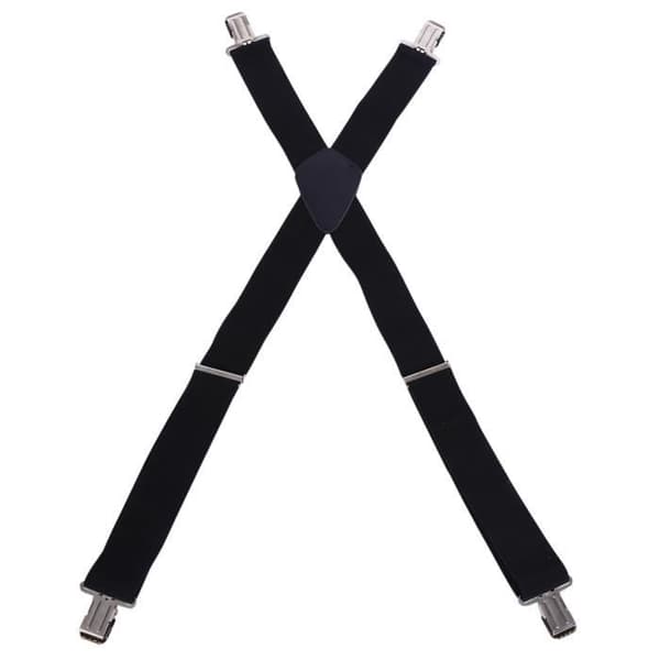 Herrestrømper med stærke metalclips - robuste strømper til mænd - 50 mm (2 tommer) brede - One size fits all
