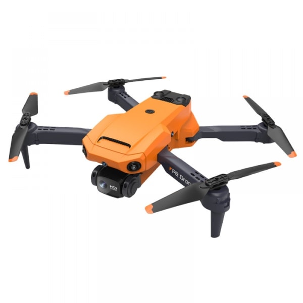 3 Batterier Drone Pro 4K HD Selfie Kamera WIFI FPV GPS Foldbar RC Quadcopter Orange Orange