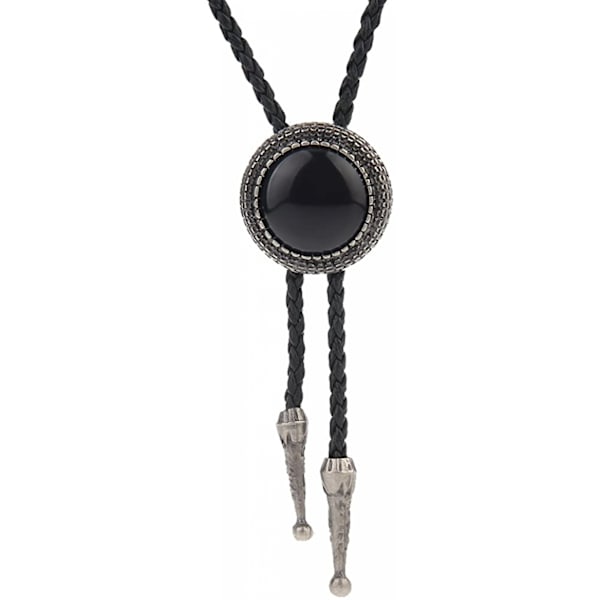 Native American Bolo Tie Rodeo Cowboy Lær Halskjede Western Halskjede Kostyme Tilbehør For Menn, Kvinner