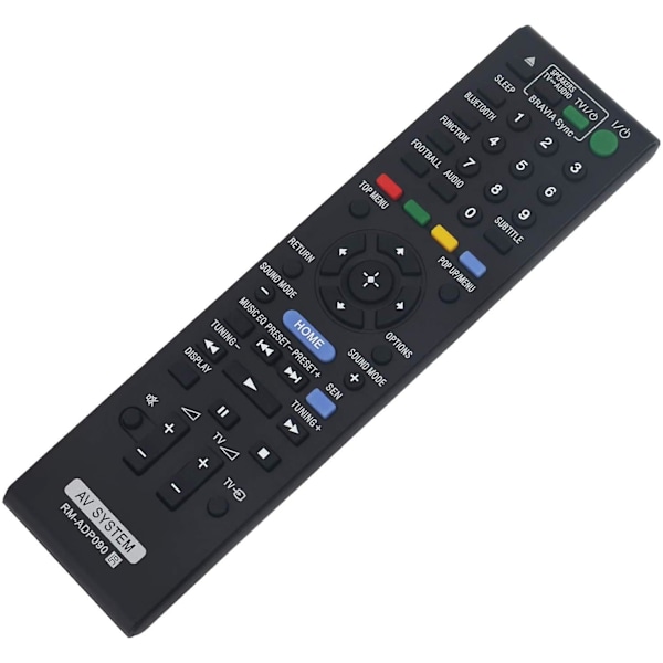 RM-ADP090 Fjernkontroll for Sony Blu-ray Disc DVD Hjemmekino BDV-E2100 BDV-E4100 BDV-EF1100