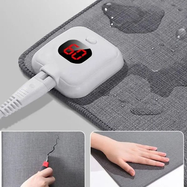 Elektrisk uppvärmd musmatta Bordmatta SVART EU-STICK SVART EU-STICK Black EU Plug Black EU Plug