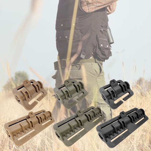 2 st JCPC C-väst Mollesystem Qd-adapter, snabbspänne för taktisk väst 0.05 Army Green Short
