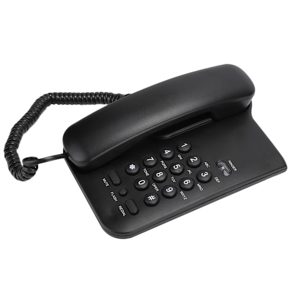 KX T3026CID Hotell Hjemmekontor Engelsk Telefon (Tilfeldig Farge Telefonledning) (Svart)