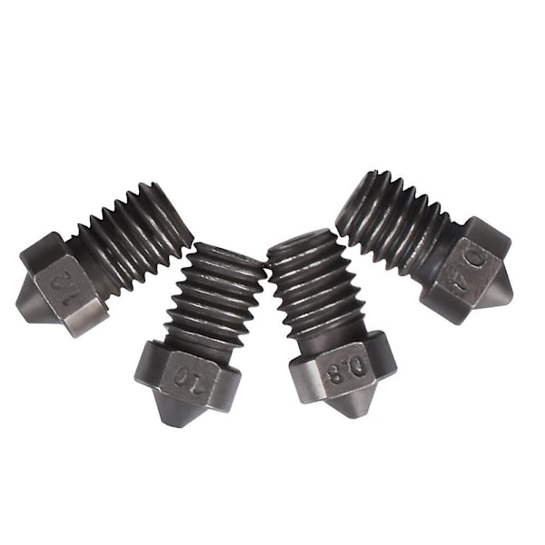 Munstycke i härdat stål V6 för 1,75 mm V6 Hotend Aero Extruder Prusa I3 Mk3 3d-skrivare 0,6