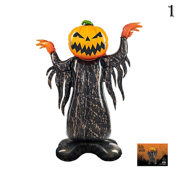 Plusstørrelser Jul Halloween Gresskar Spøkelse Ballonger Flaggermus Edderkopp 1 1 ONE SIZE