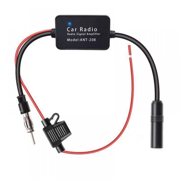 Antennförstärkare Signalförstärkare Universal 12V Bil FM AM Radioantenn Signalmottagande Förstärkare Hög Förstärkning Lågt Brus HD