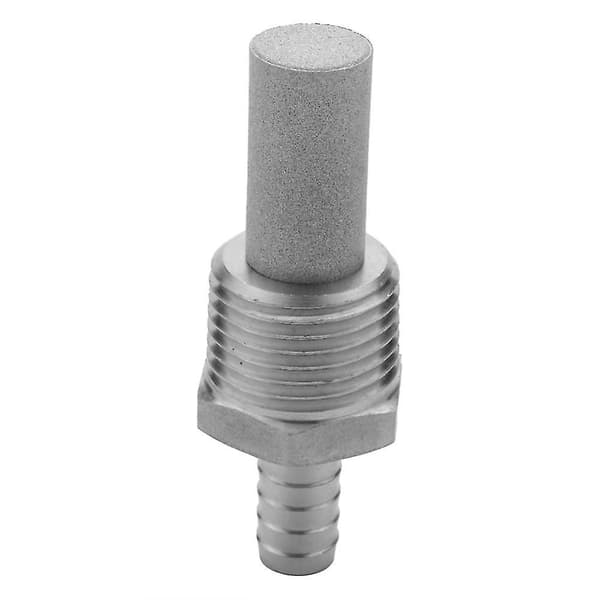 2x Hjemmebrygging Inline Oksygenering Diffusjonsstein Luftingsstein 1/2 Npt Karboneringsstein
