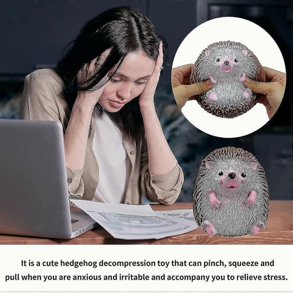 Stressboll för vuxna och barn, valp, fidgetleksak, antistress, sensorisk boll, klämleksak, present (igelkottdekompression){h}