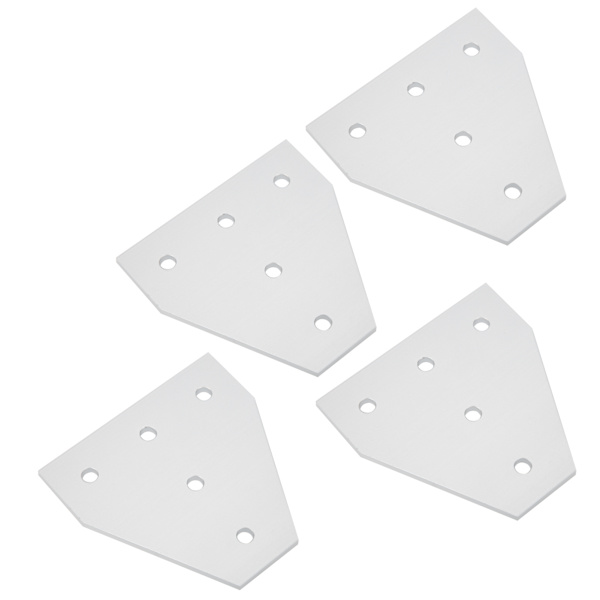 203040 T-formet leddplate i aluminiumlegering, 5-hulls leddbrakett for aluminiumprofil 3030T