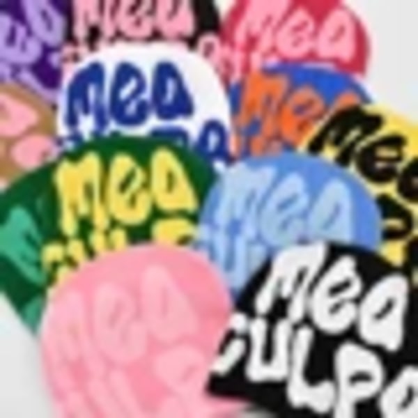 2023 Ny stickad mössa mössa män kvinnor stycke kvalitet mössa Mea Culpa Y2k het mode hundra ta kall mössa för kvinnor hattar rosa pink
