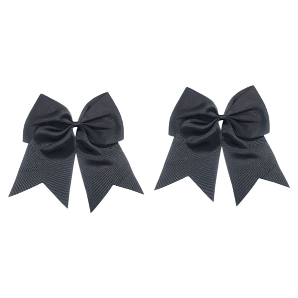 1/2/3/5 2-delt hårbånd til elegance og et fashionabelt look Sort Black Set