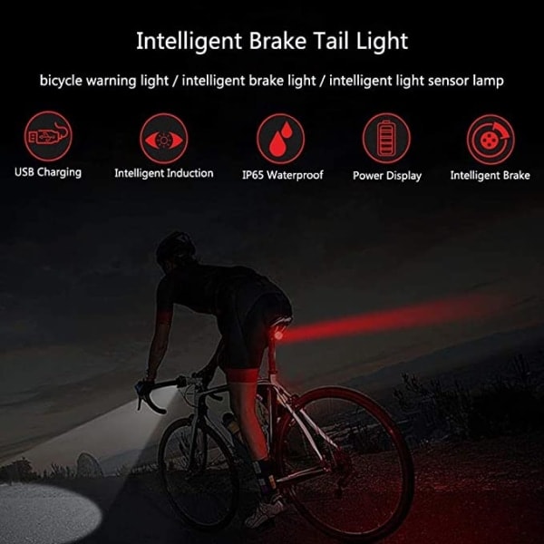 USB genopladelige cykelbaglygter - superlyse cykelbaglygter