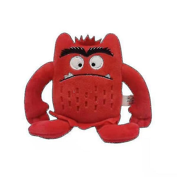 6-pack Färgglada Monster Plyschdockor - Gosedjur för Barn Presenter[TB]